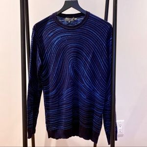 Spring/Summer 2017 Blue Fingerprint Runway Sweater